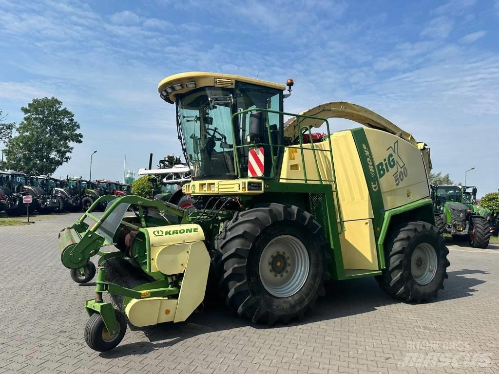 Krone Big X 500 Pašarų ruošimo technika