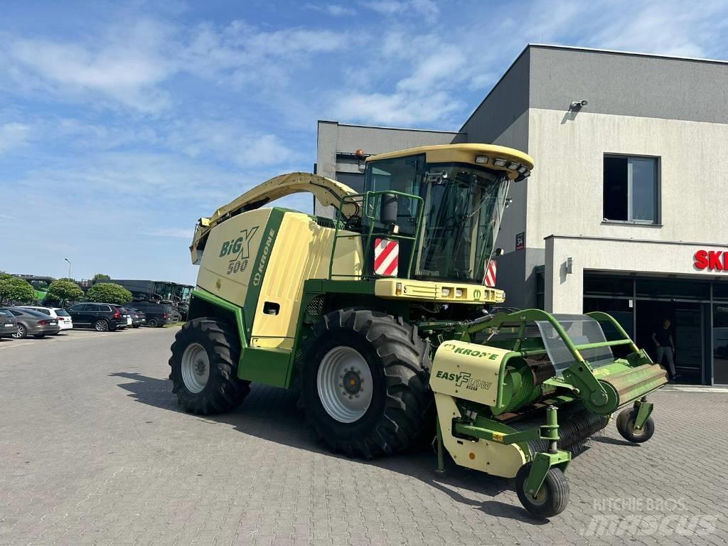 Krone Big X 500 Pašarų ruošimo technika