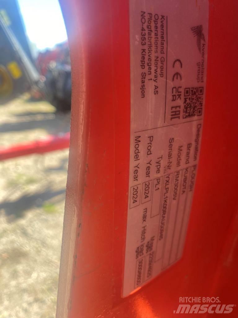 Kubota RM 300 SV Apverčiamieji plūgai