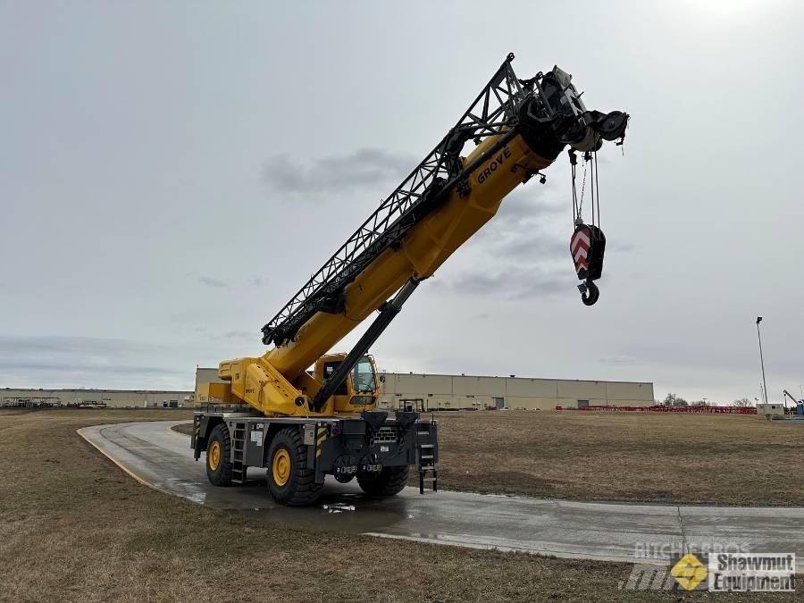 Grove GRT 8100 Neapdoroto reljefo kranai