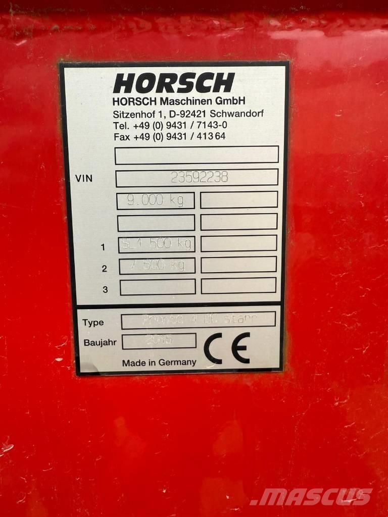 Horsch Pronto 4 DC Sėjimo technika