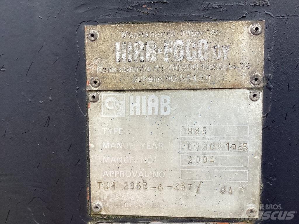Hiab perävaunu Kitos priekabos