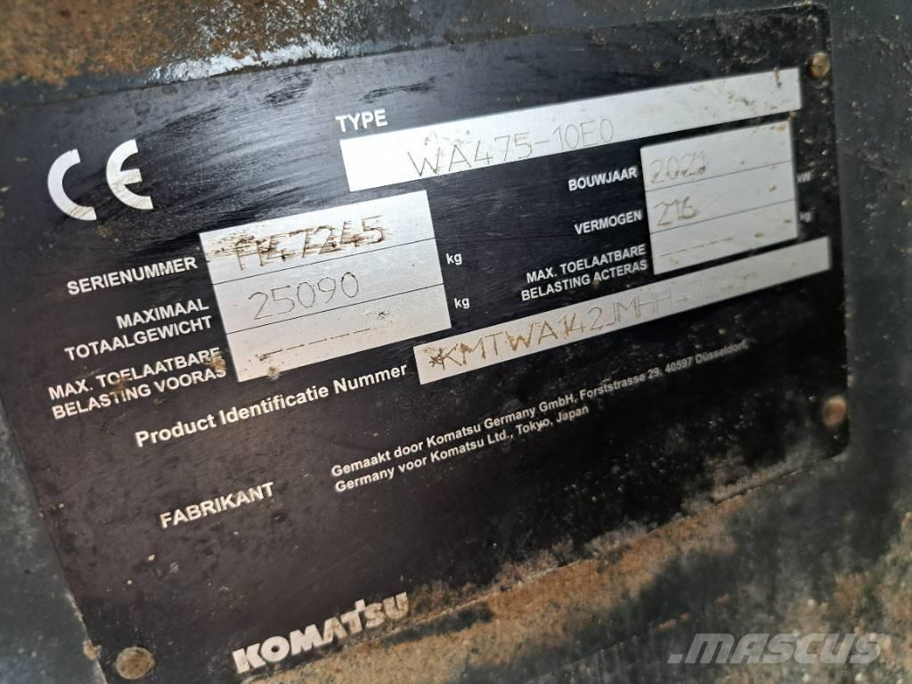 Komatsu WA 475-10E0 Naudoti ratiniai krautuvai