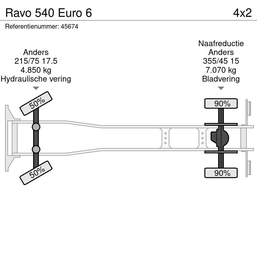 Ravo 540 Euro 6 Šlavimo sunkvežimiai