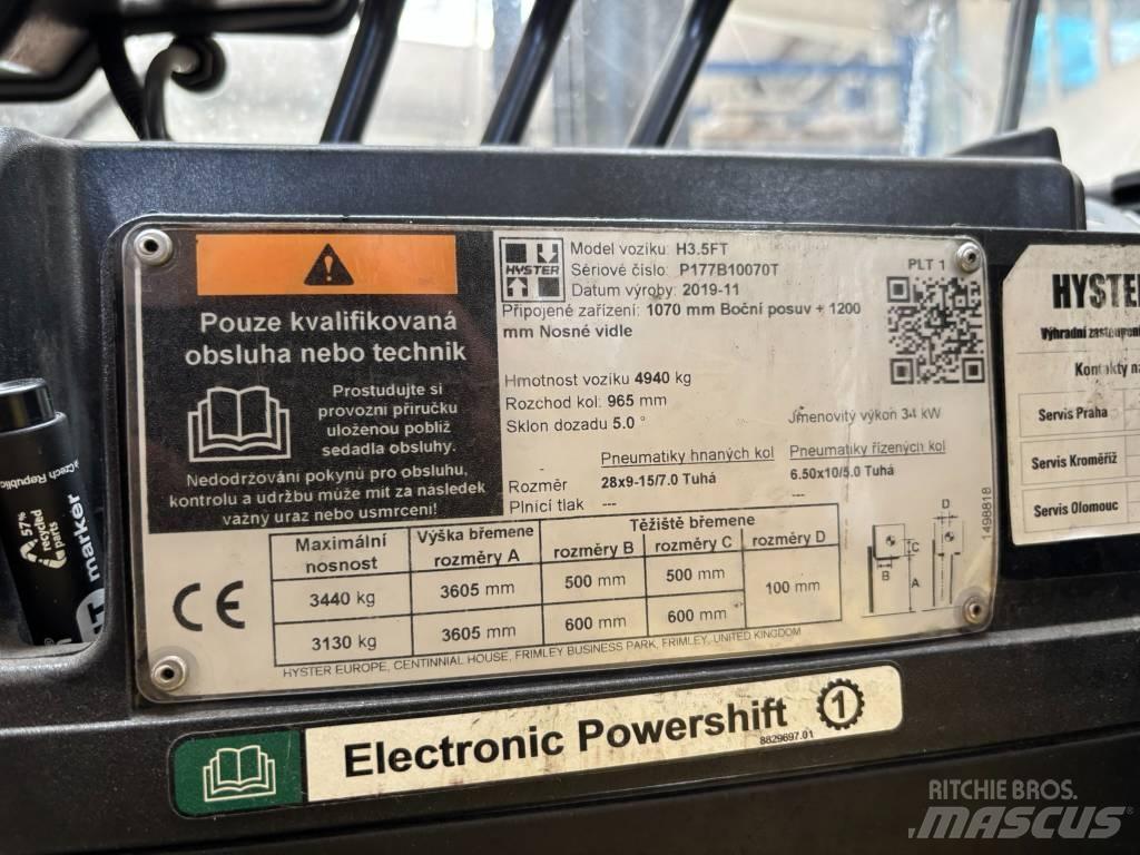 Hyster H3.5FT Dyzeliniai krautuvai