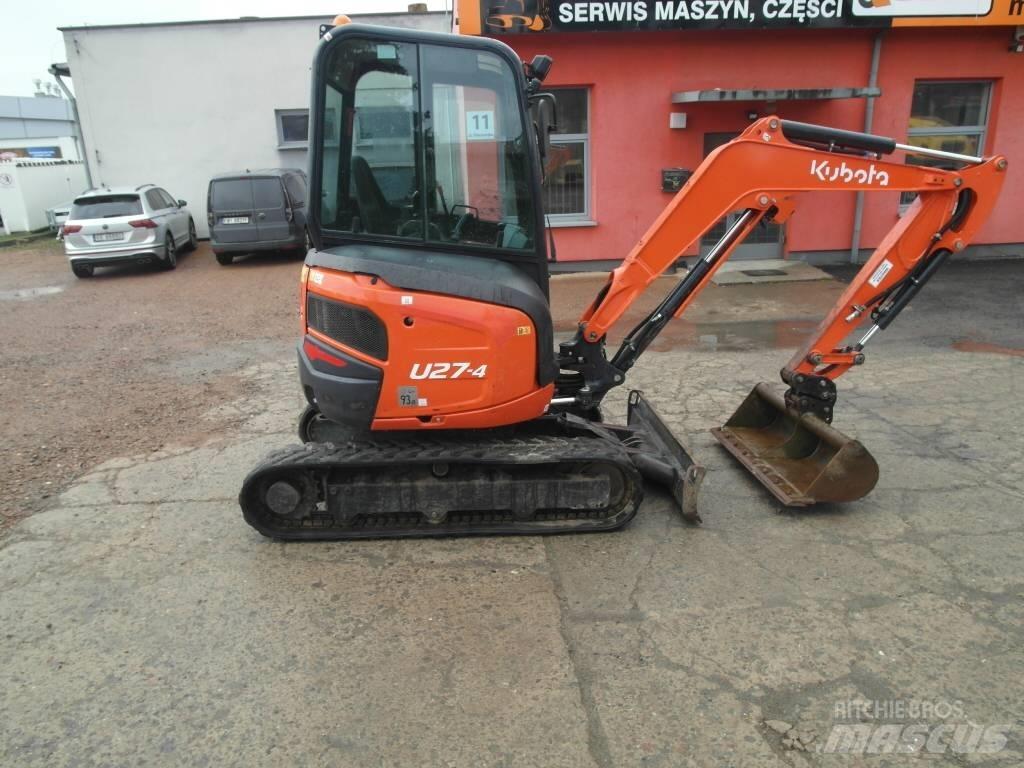 Kubota U 27-4 Mini ekskavatoriai < 7 t