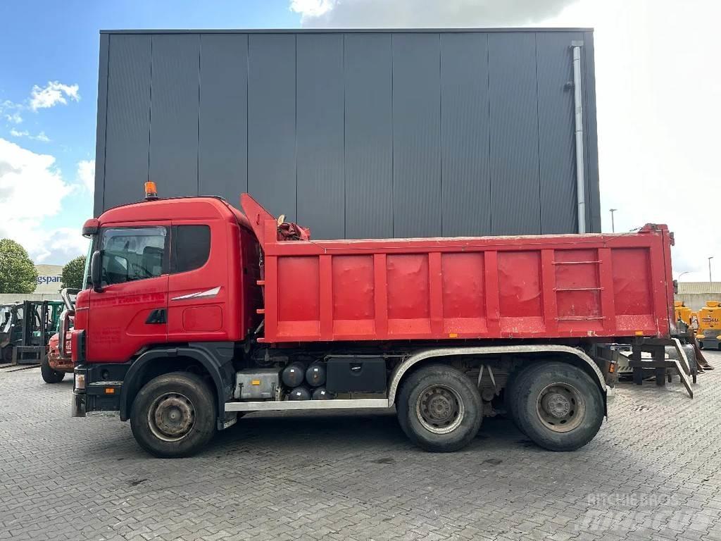 Scania R144-460 V8 Savivarčių priekabų vilkikai