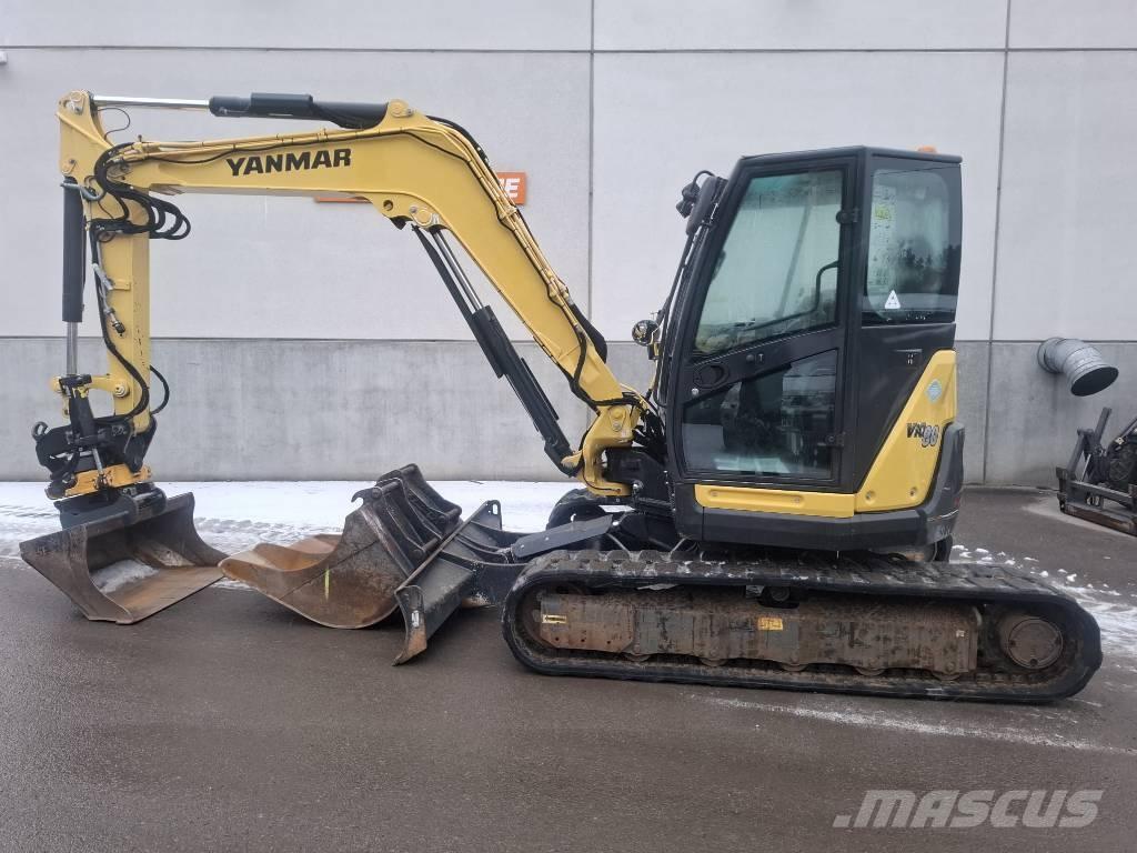 Yanmar Vio 80-1A Vidutinės galios ekskavatoriai 7-12 t