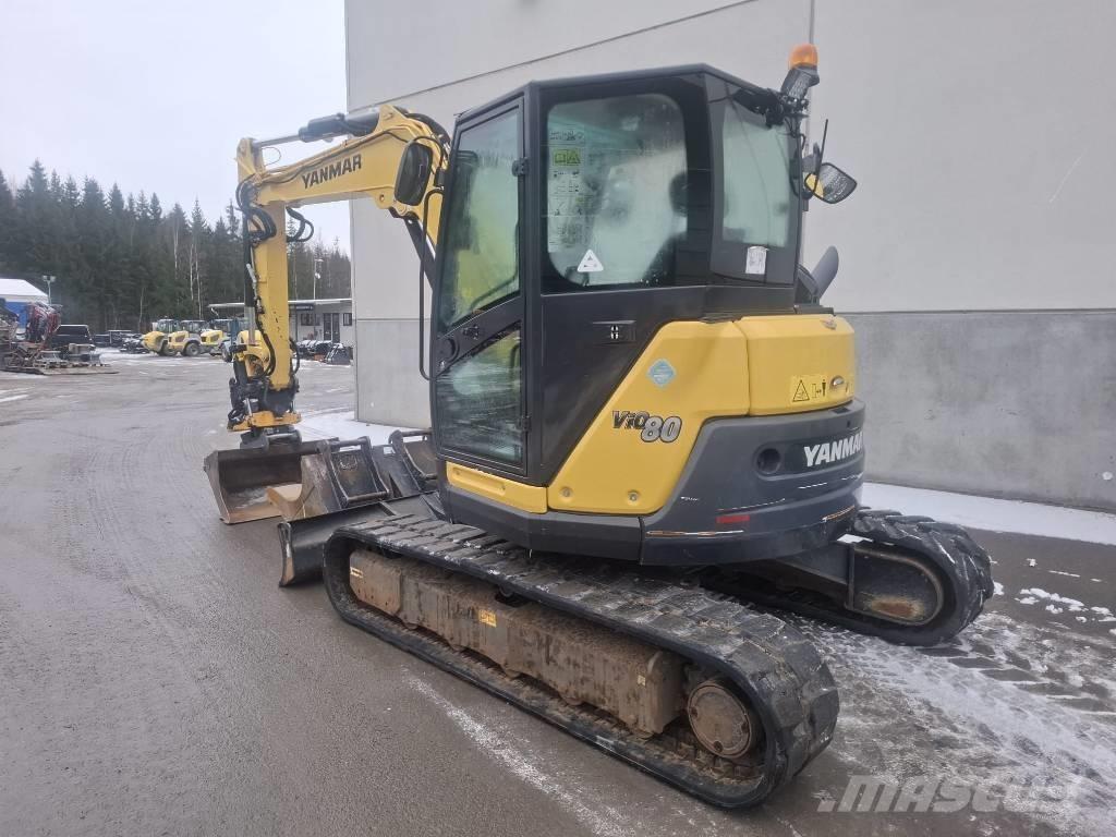 Yanmar Vio 80-1A Vidutinės galios ekskavatoriai 7-12 t