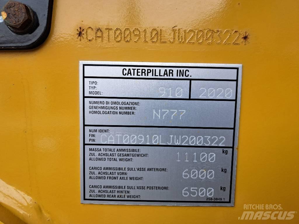CAT 910 Naudoti ratiniai krautuvai