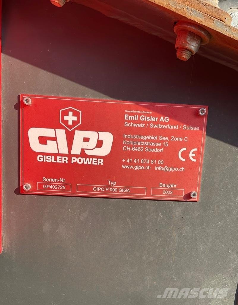 GIPO P090 GIGA Mobilūs smulkintuvai