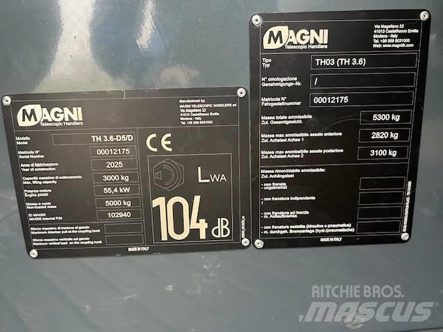 Magni TH 3.6 Teleskopiniai krautuvai