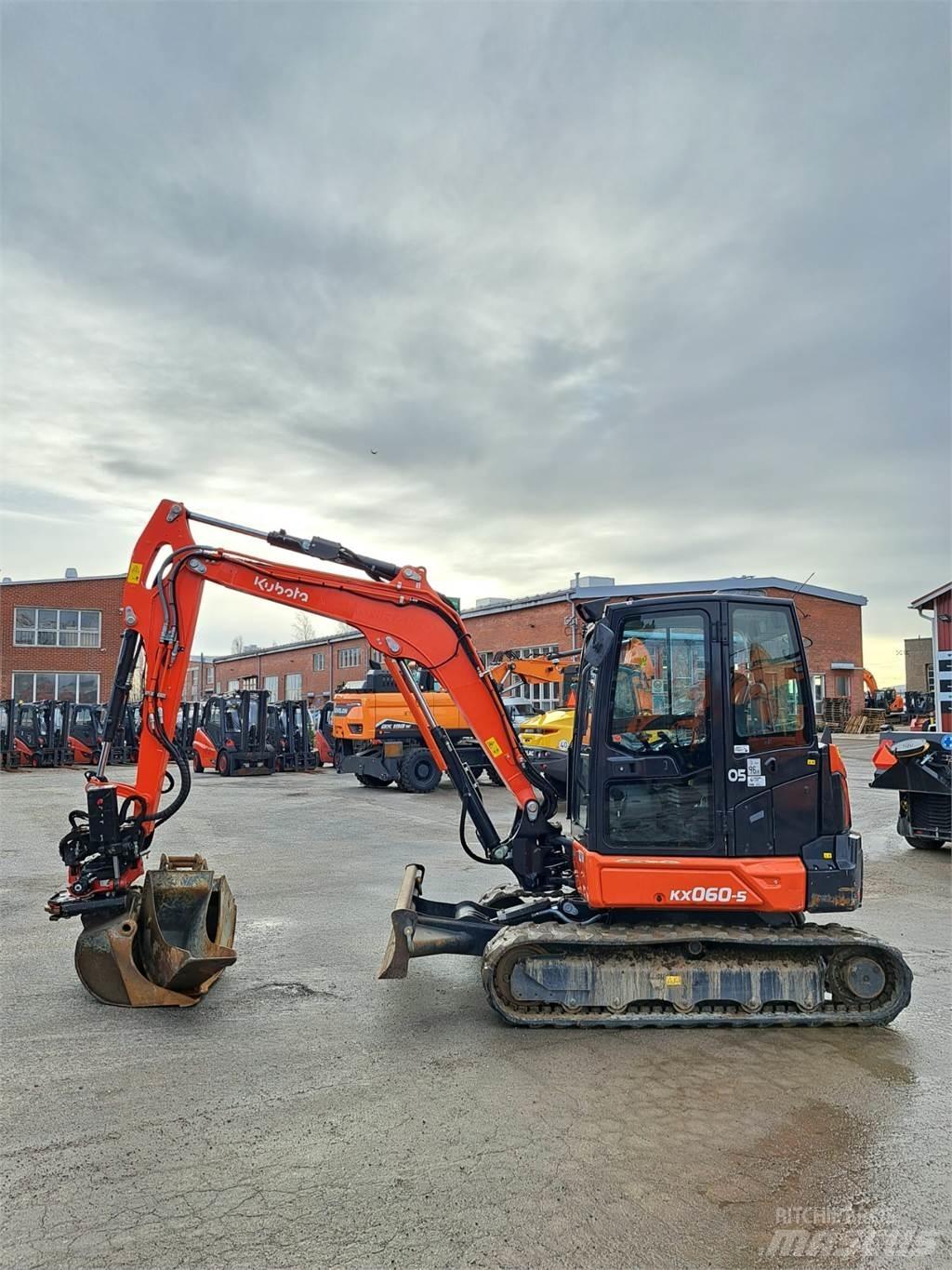 Kubota KX060-5 Mini ekskavatoriai < 7 t