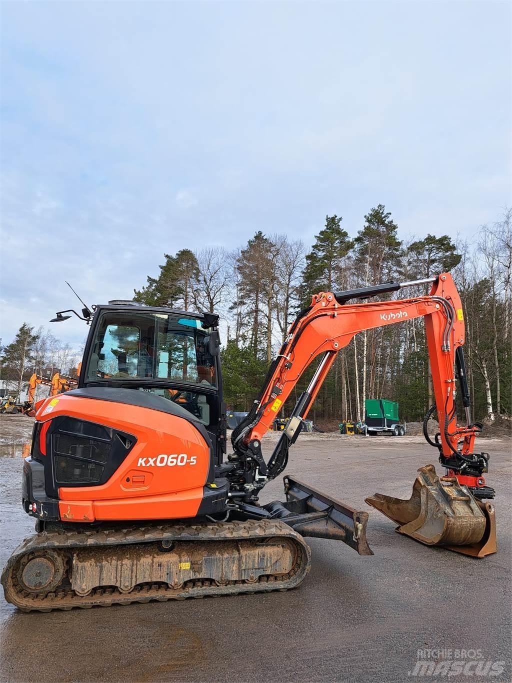 Kubota KX060-5 Mini ekskavatoriai < 7 t