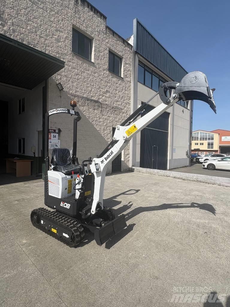 Bobcat E 08 Mini ekskavatoriai < 7 t