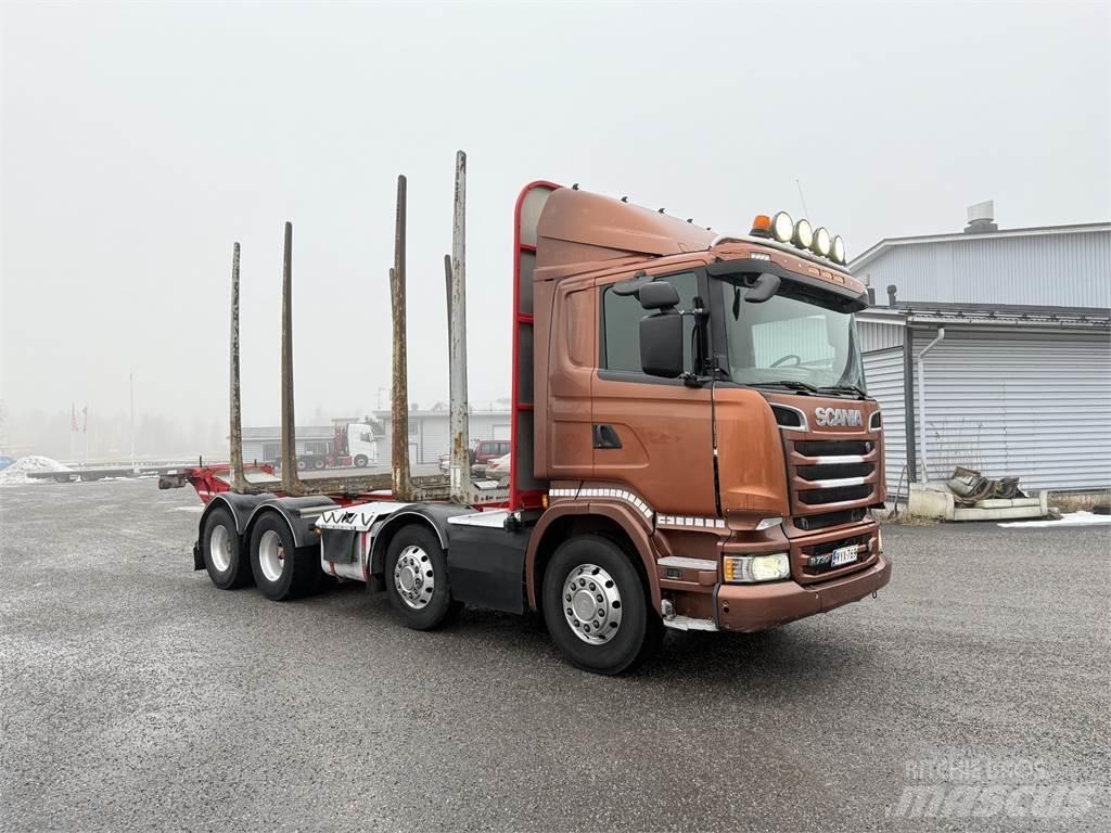 Scania R 730 8X4 Miškovežių vilkikai