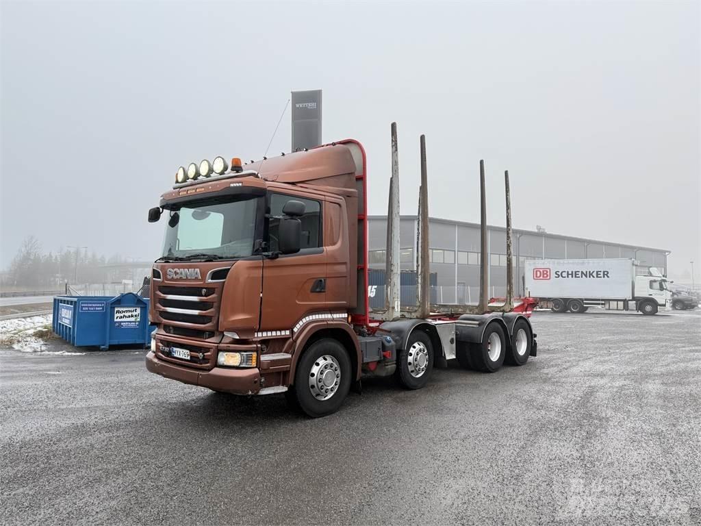 Scania R 730 8X4 Miškovežių vilkikai
