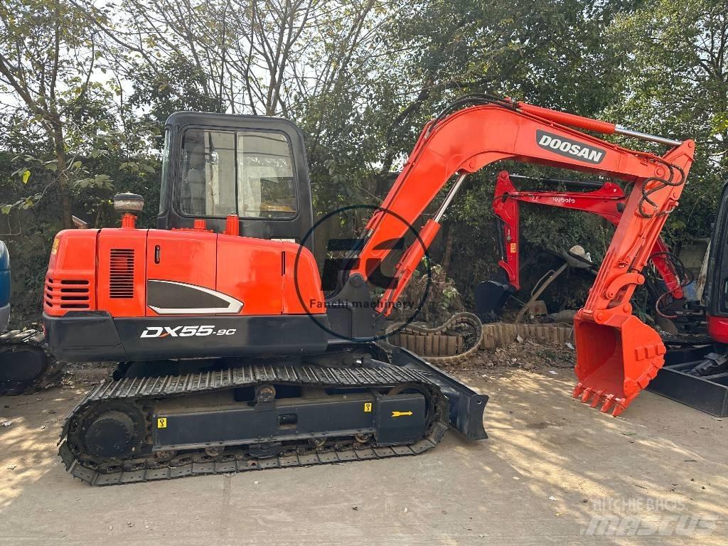 Doosan DX 55 Mini ekskavatoriai < 7 t