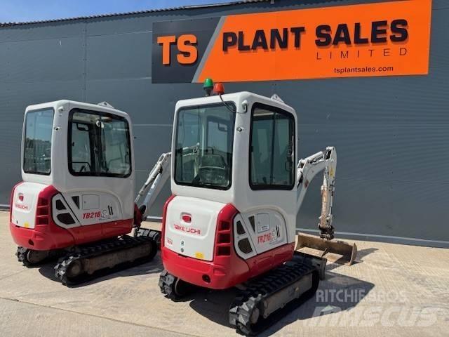 Takeuchi TB 216 Mini ekskavatoriai < 7 t