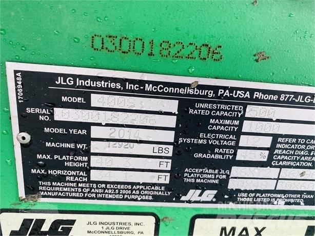 JLG 400 S Teleskopiniai keltuvai