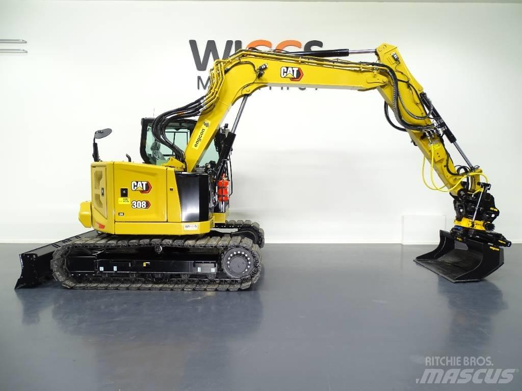 CAT 308 CR Vidutinės galios ekskavatoriai 7-12 t