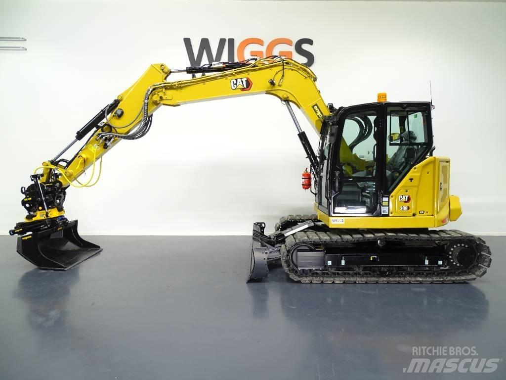 CAT 308 CR Vidutinės galios ekskavatoriai 7-12 t