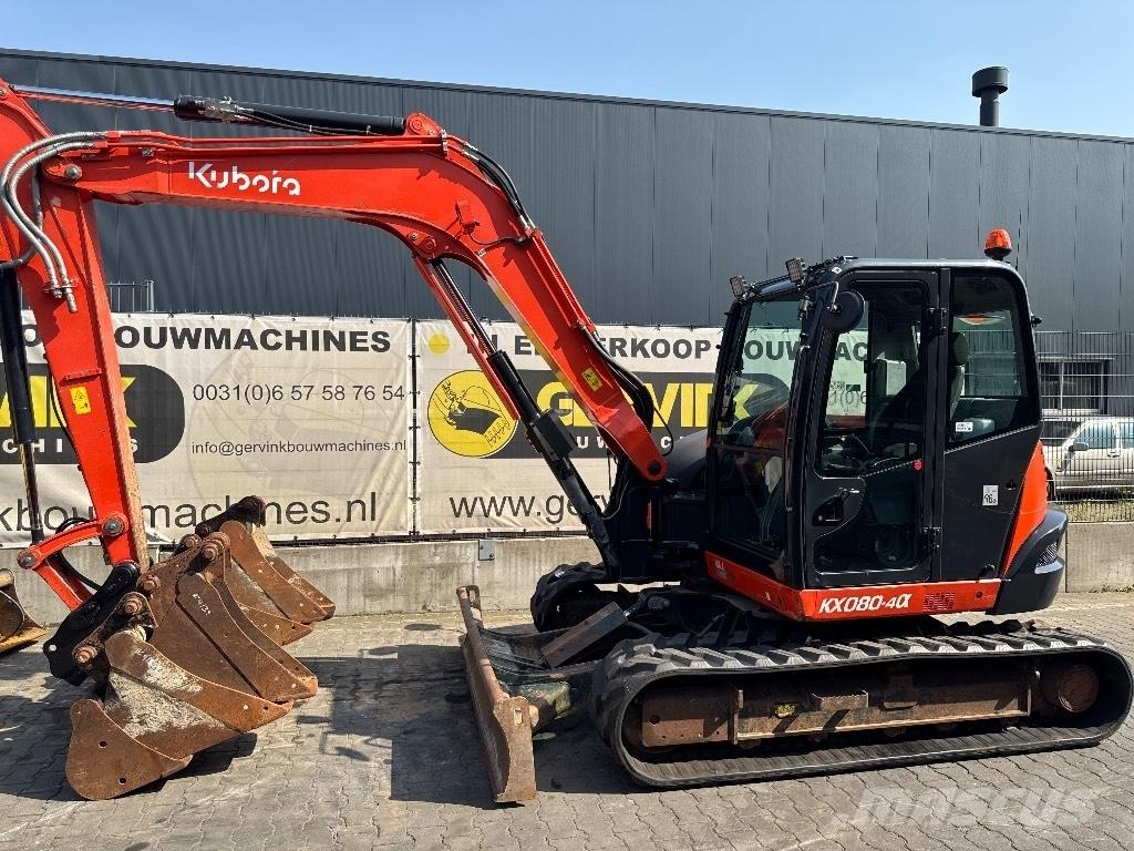 Kubota KX 80-4 Vidutinės galios ekskavatoriai 7-12 t