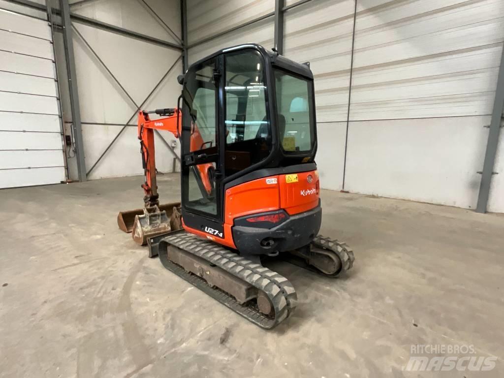 Kubota U 27-4 Mini ekskavatoriai < 7 t