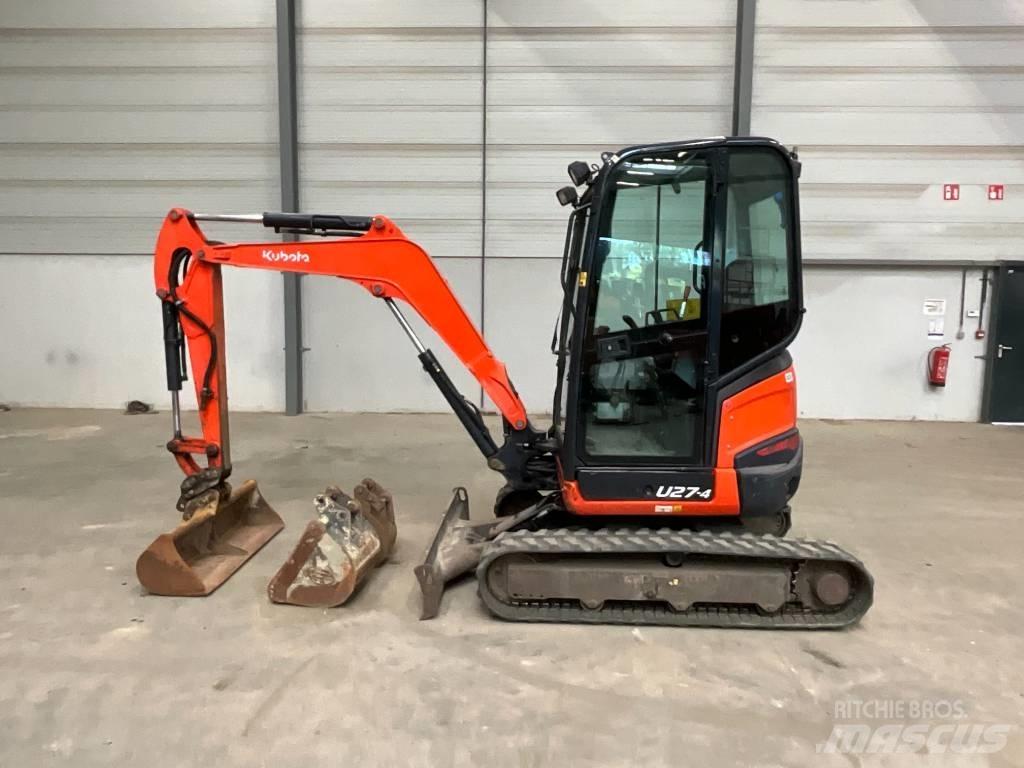 Kubota U 27-4 Mini ekskavatoriai < 7 t