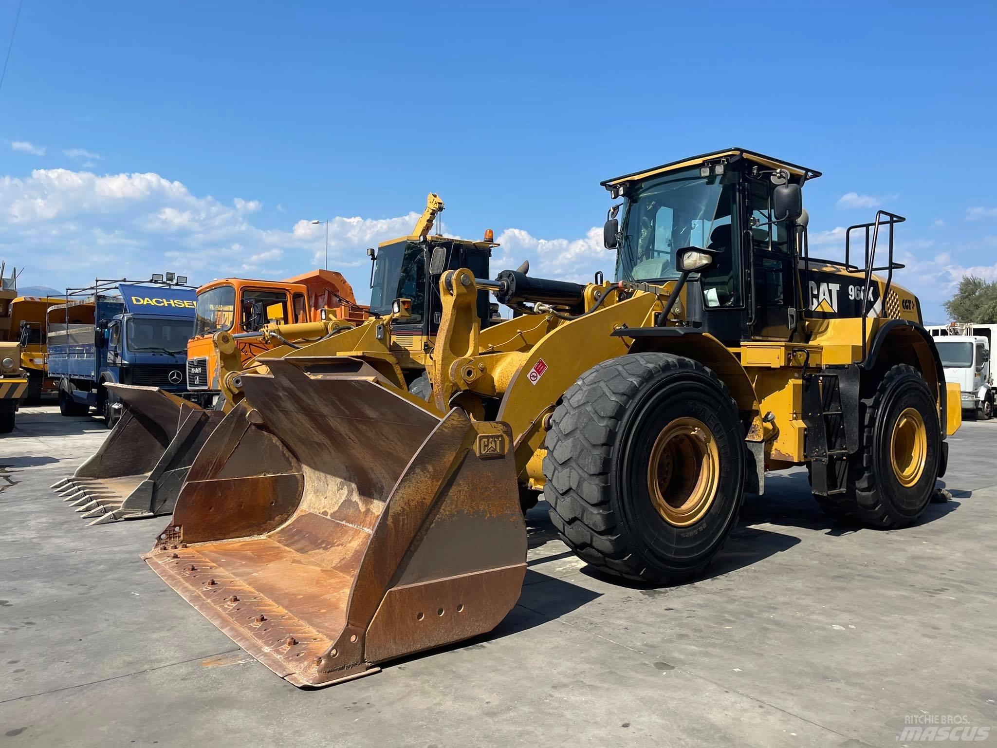 CAT 966K Naudoti ratiniai krautuvai