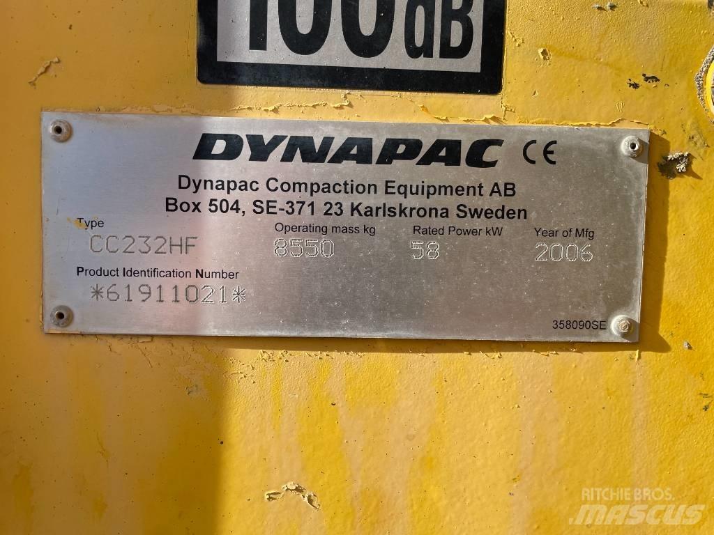Dynapac CC 232 HF Porinių būgnų volai