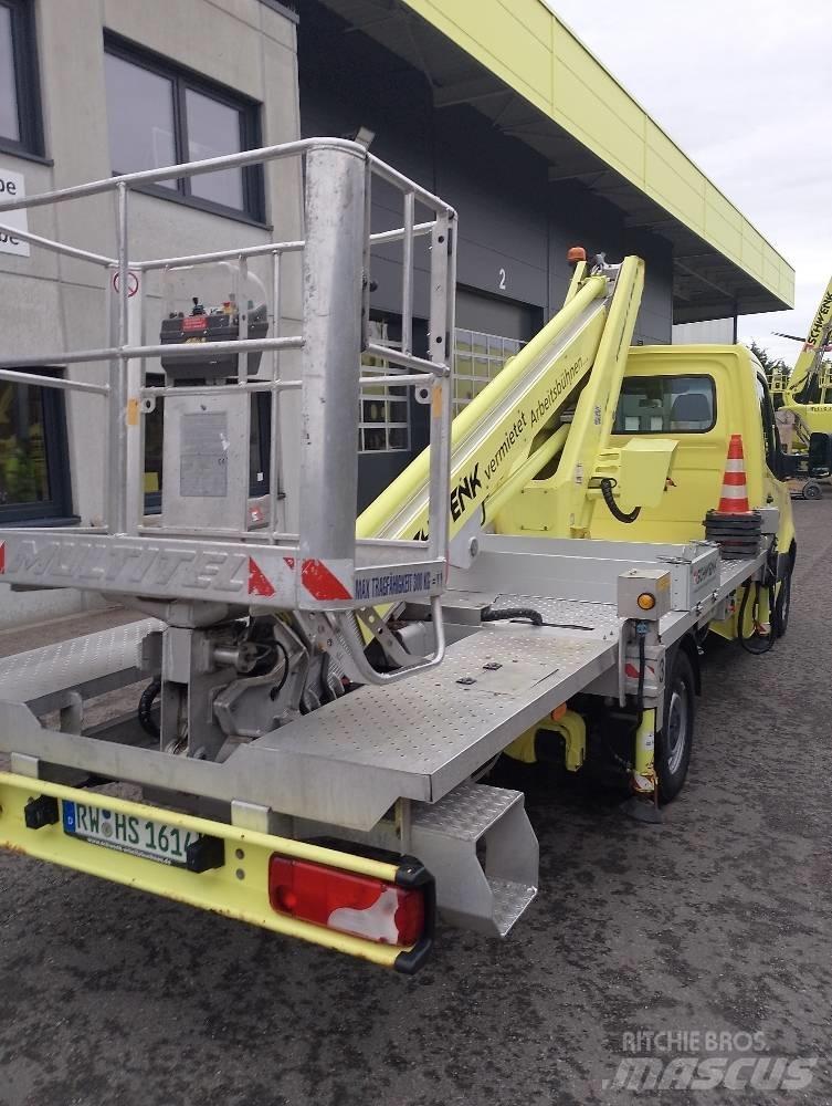 Multitel MT 162 EX Ant vilkikų montuojamos kėlimo platformos