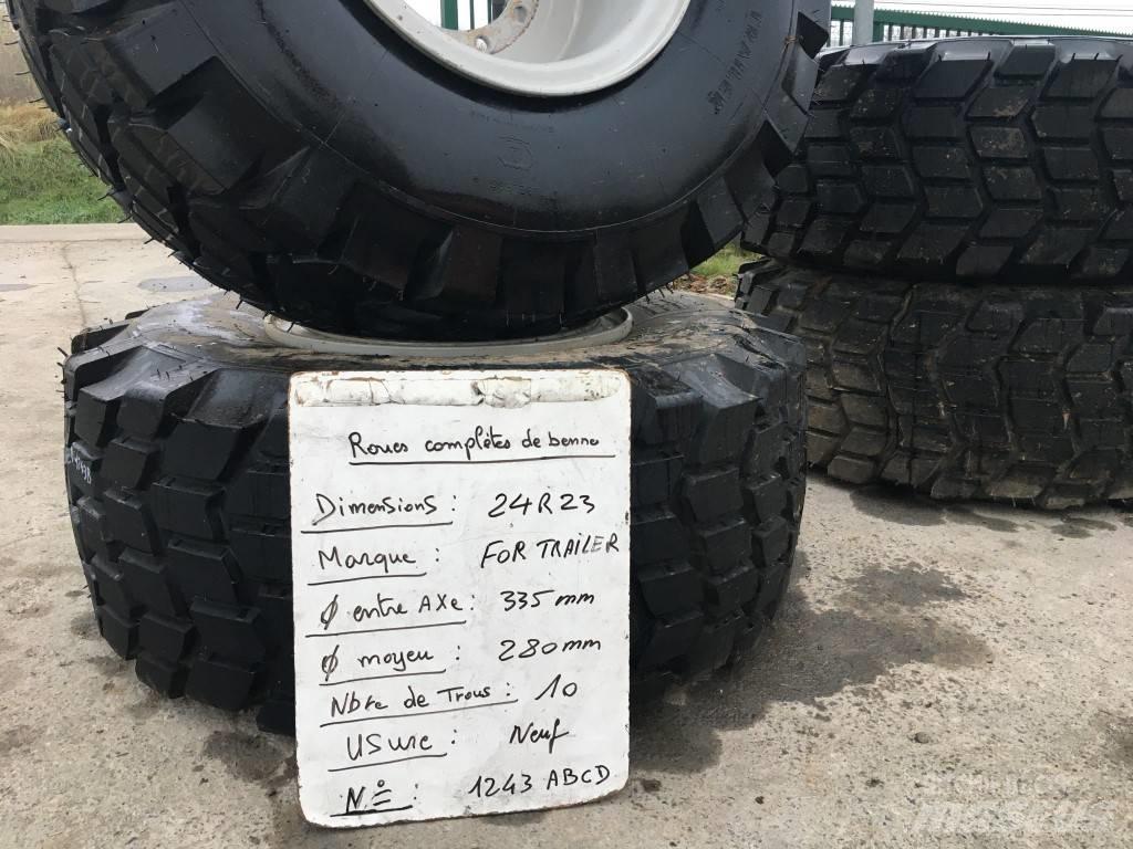  FOR TRAILER 24R23 Padangos, ratai ir ratlankiai