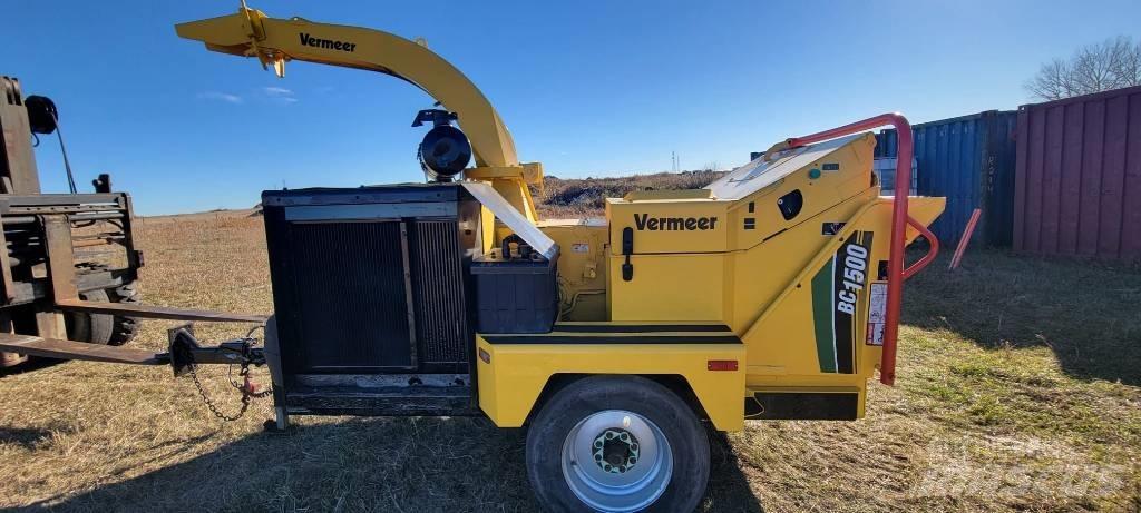 Vermeer BC1500 Medienos smulkintuvai