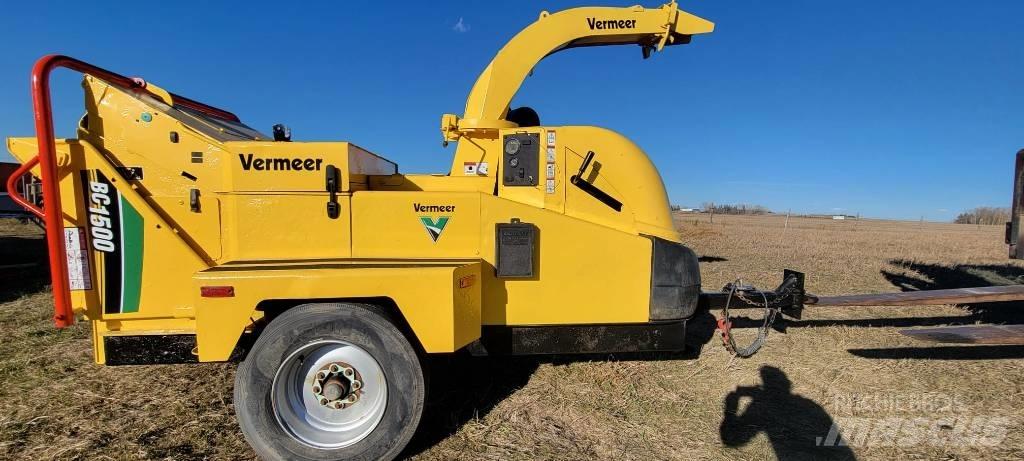 Vermeer BC1500 Medienos smulkintuvai