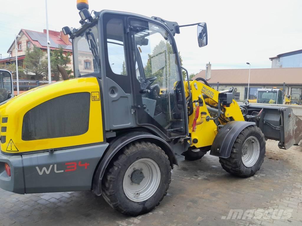 Wacker Neuson WL 34 Naudoti ratiniai krautuvai