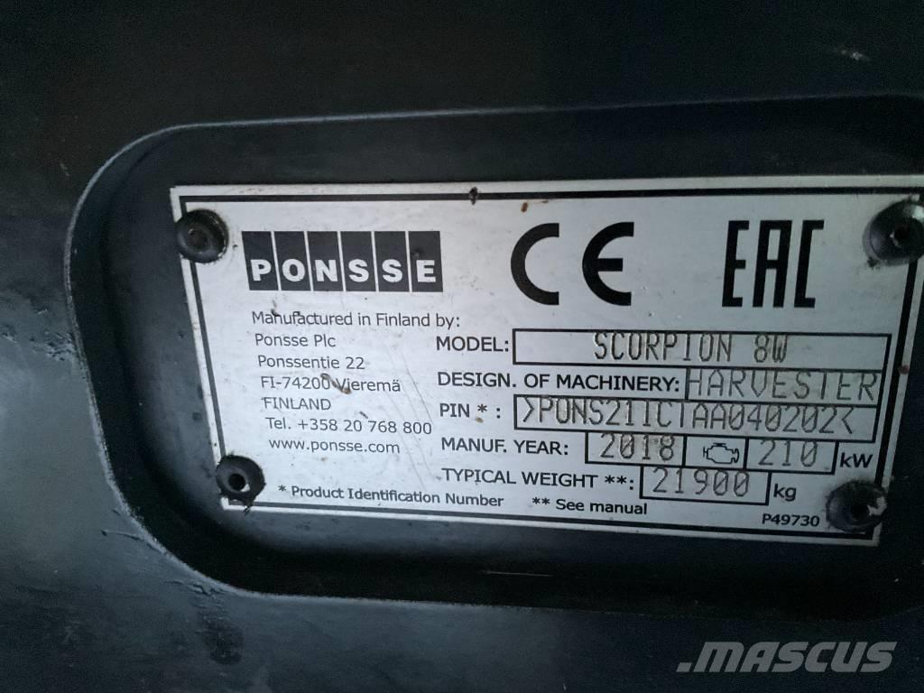 Ponsse Scorpion Miško technika (Harvesteriai)
