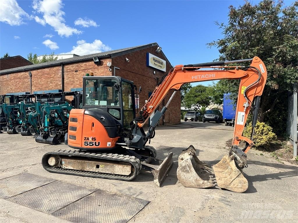 Hitachi 55U Mini ekskavatoriai < 7 t