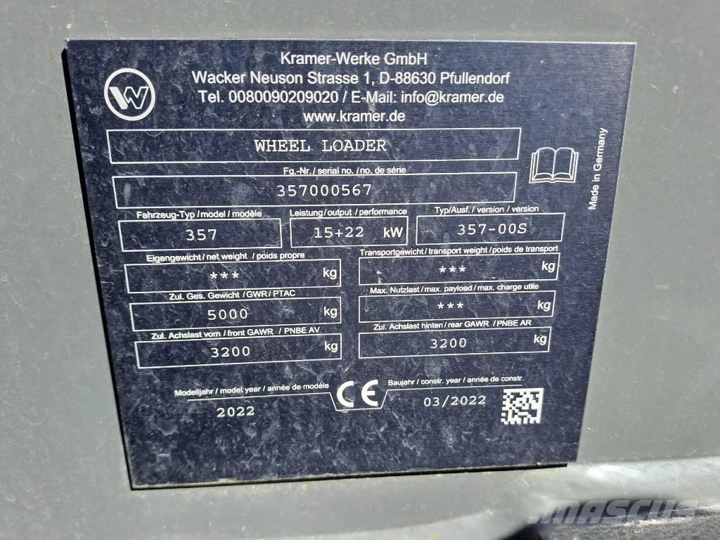 Kramer 5055e Naudoti ratiniai krautuvai