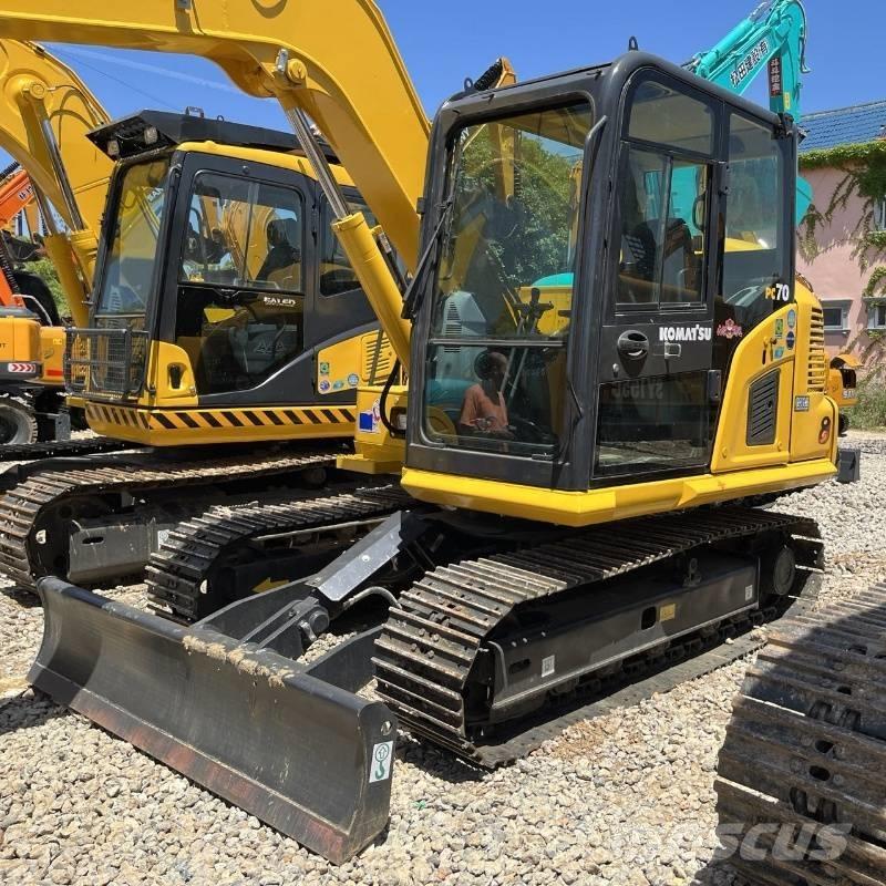Komatsu PC 70 Vikšriniai ekskavatoriai