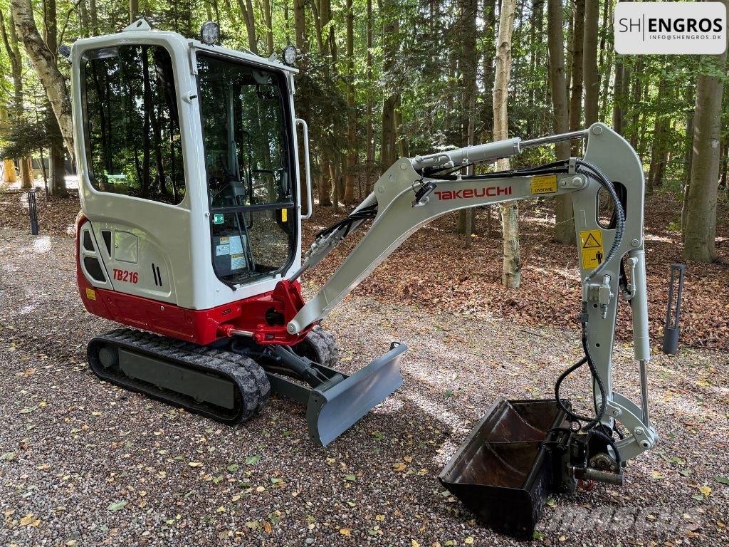Takeuchi TB 216 Mini ekskavatoriai < 7 t