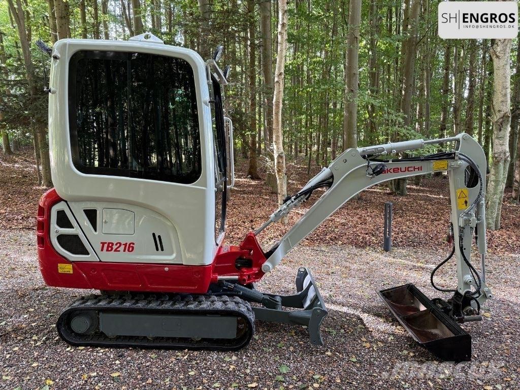 Takeuchi TB 216 Mini ekskavatoriai < 7 t