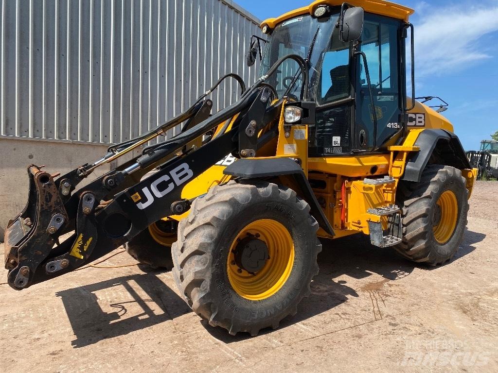 JCB 413 S Naudoti ratiniai krautuvai
