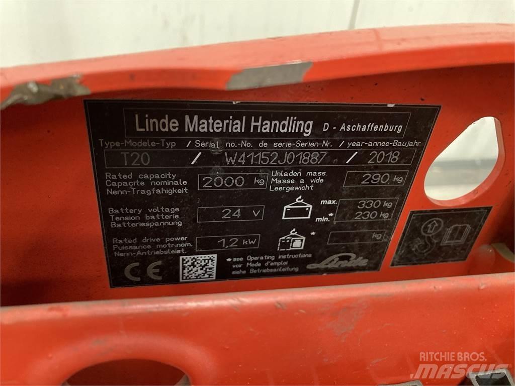 Linde T20 Mažų aukščių keltuvai