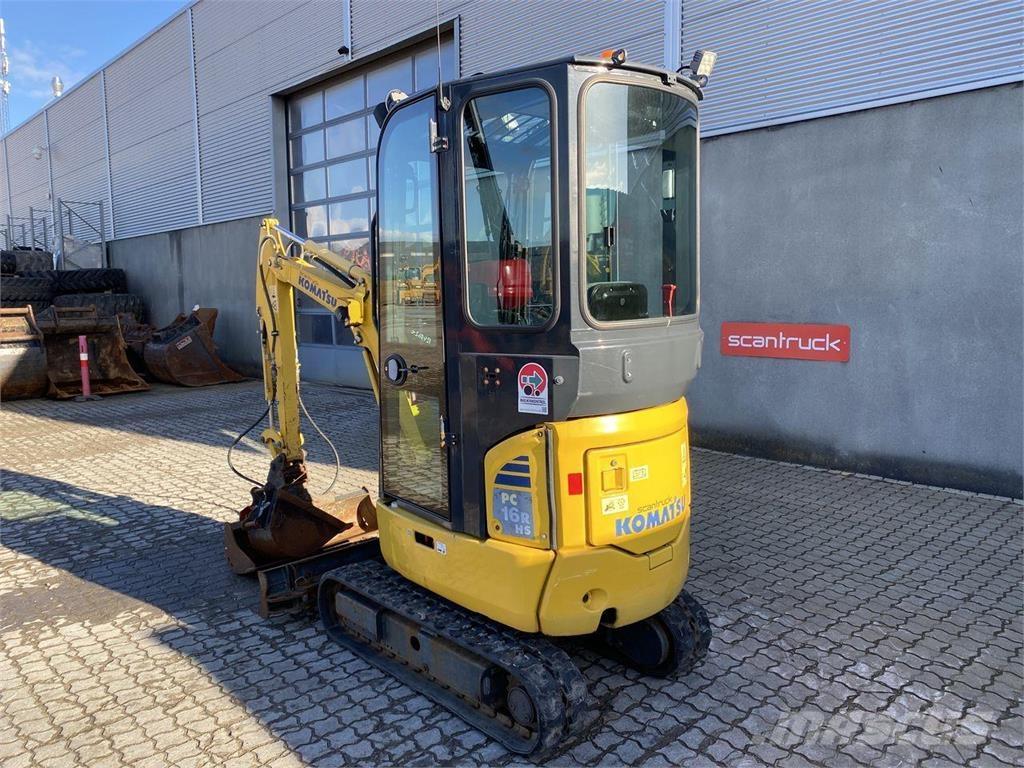 Komatsu PC16R-3HS Ratiniai ekskavatoriai