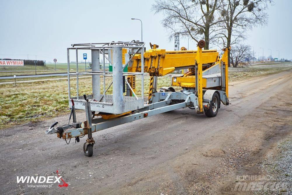 Ommelift 2100 EBZ Ant priekabų montuojamos kėlimo platformos
