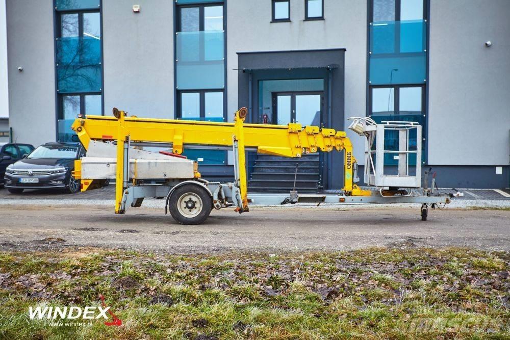 Ommelift 2100 EBZ Ant priekabų montuojamos kėlimo platformos