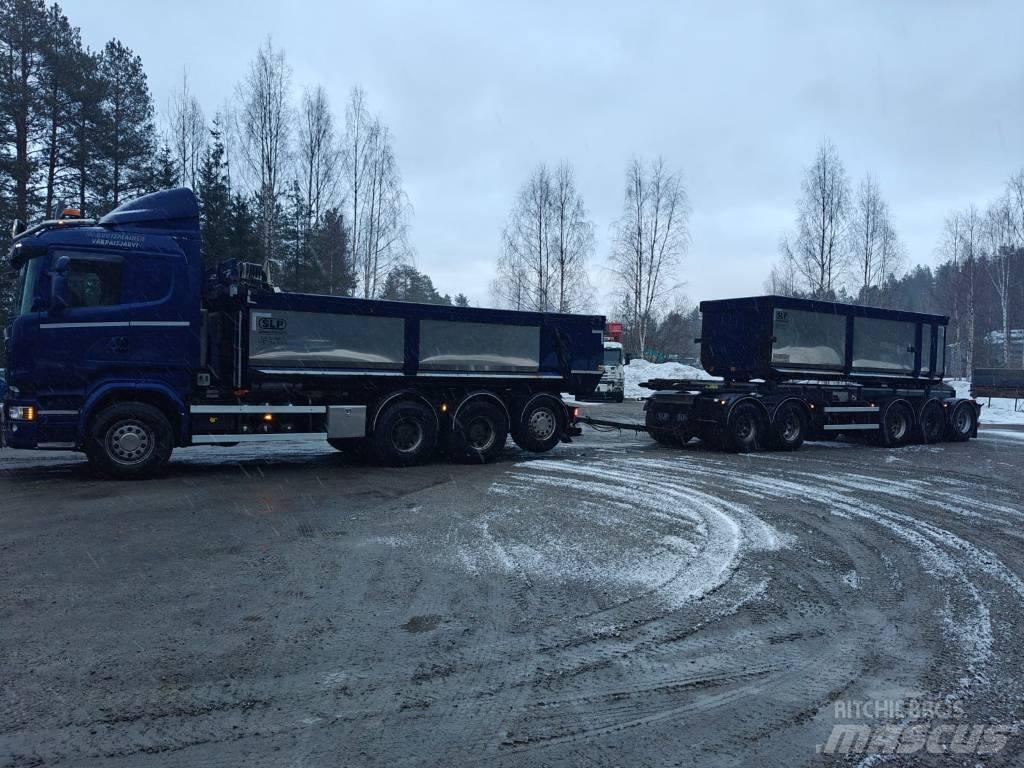 Scania R 730 Savivarčių priekabų vilkikai