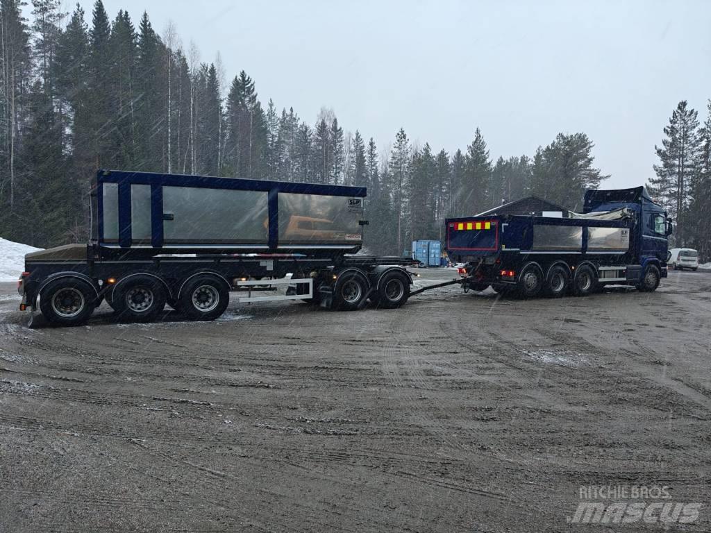Scania R 730 Savivarčių priekabų vilkikai