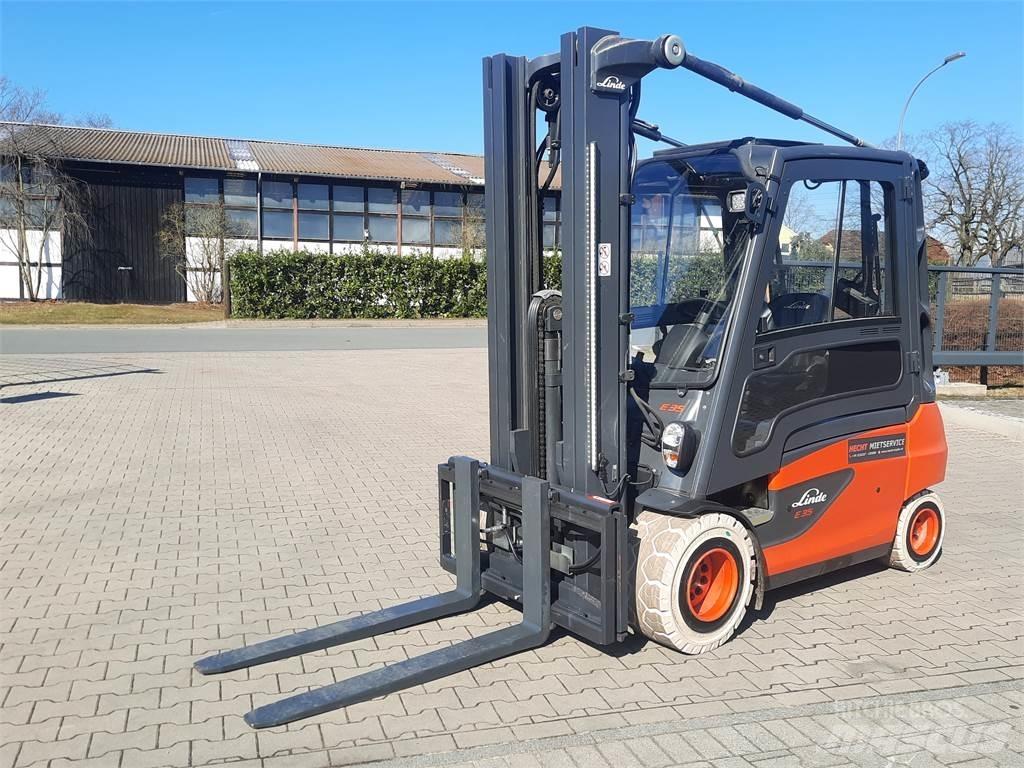 Linde E35L Elektriniai šakiniai krautuvai